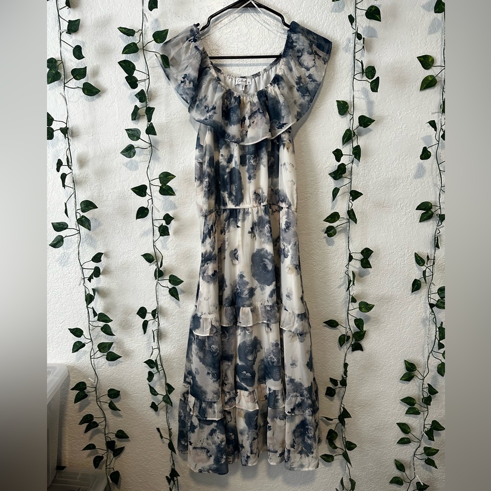 NWOT off shoulder floral print dress